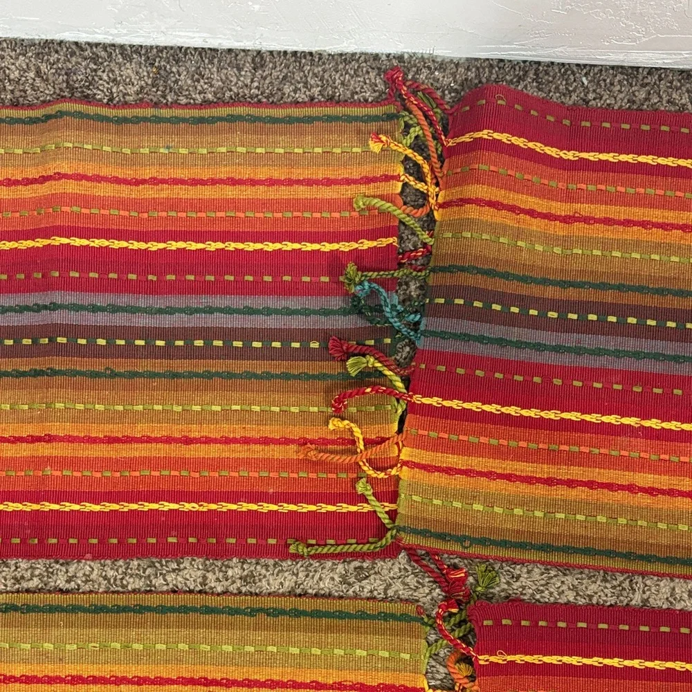 Pier 1 Imports Colorful Striped Placemats